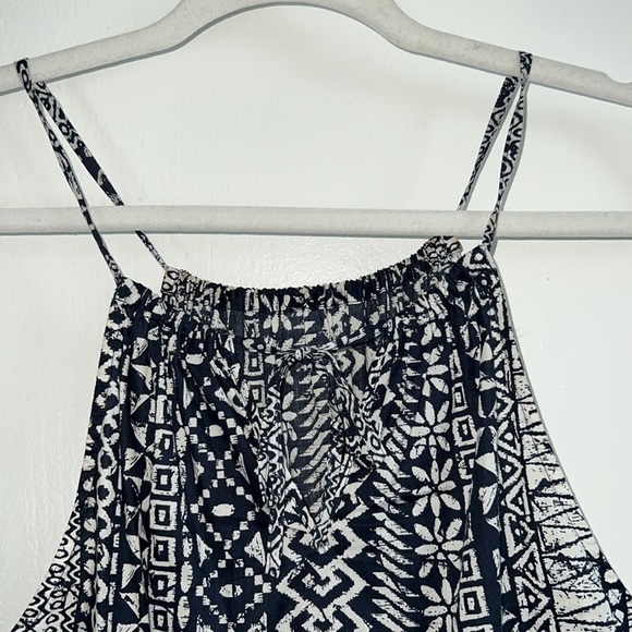 Loft halter blue and white dress - size medium - Picture 2 of 8